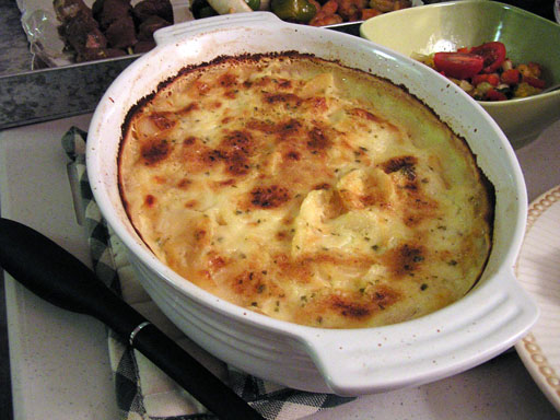 8Pommes gratinées