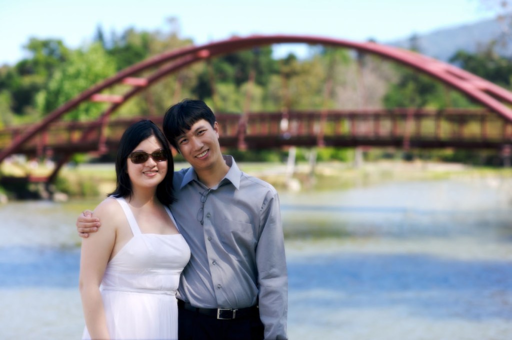 P - Lisa and Erik by the bridge