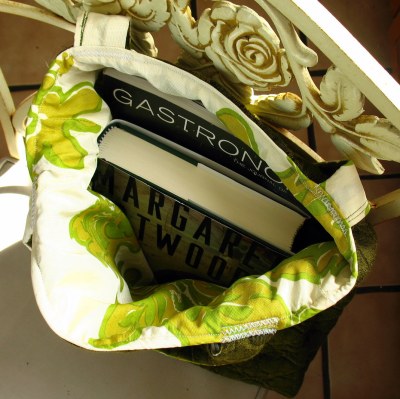 lining of vintage vines tote