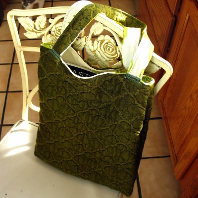 vintage vines tote