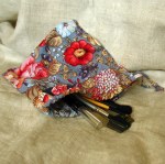 summertime floral pouch