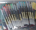 617 Muji colored pens