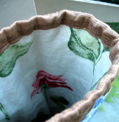 Lining of Rosa mat tote