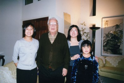 Gong-Gong with granddaughters