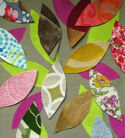 Mocked-up leaf panel