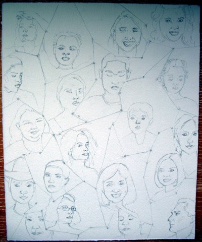 Faces WIP - pencils Faces WIP - pencils