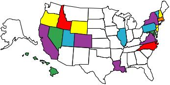 VisitedStatesMap VisitedStatesMap