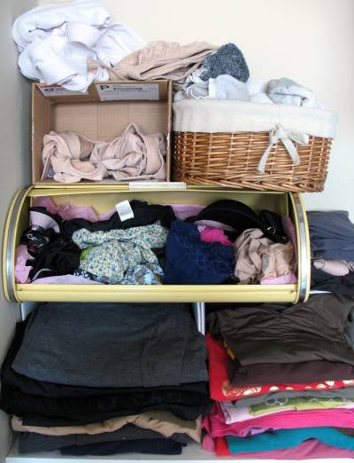 Workout clothes and undies "after"