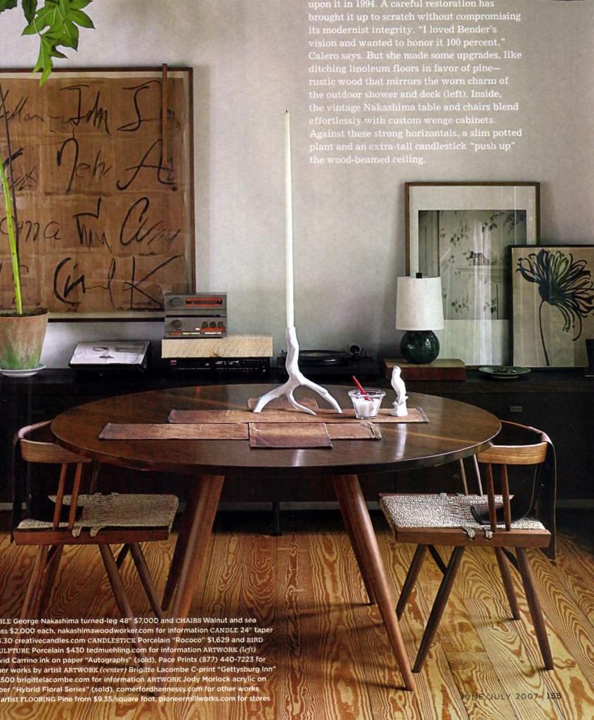 A quirky modernist room