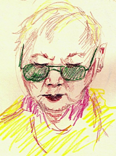 Closeup of first sketch