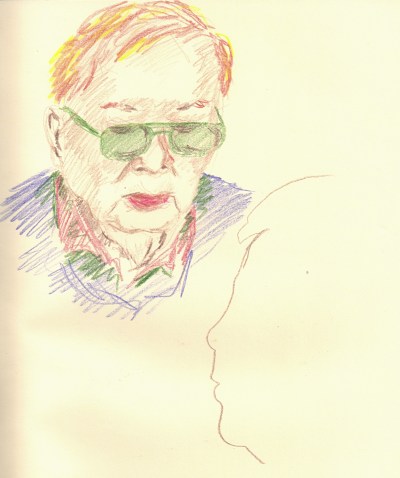 Colored pencil sketch of Gong-Gong