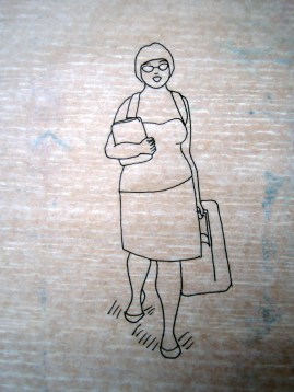 Tracing-paper sketch