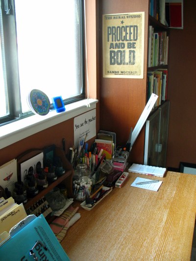 My writing and painting desk