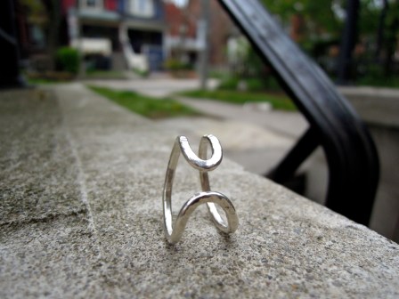 Funny-shaped ring