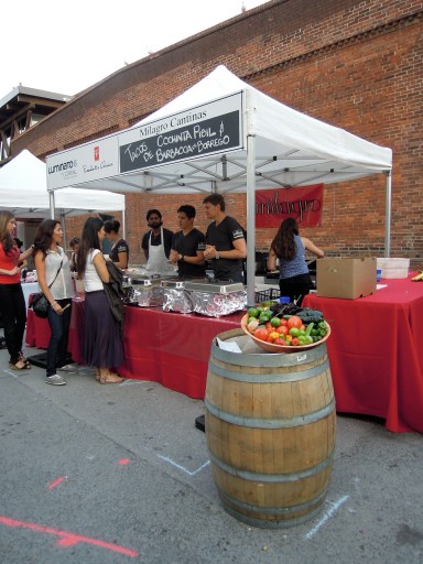 Booth at 1000 Tastes of Toronto