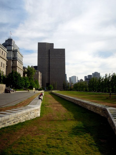 Old fortifications at Champ-de-Mars