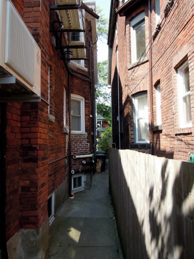 Between our building and the neighbors', in Toronto