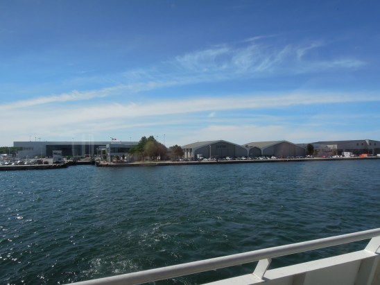 View from ferry to Billy Bishop airport View from ferry to Billy Bishop airport