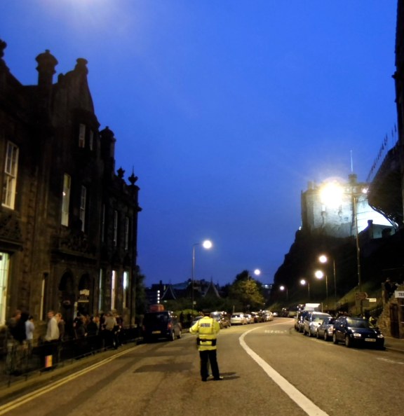 Johnston Terrace by night