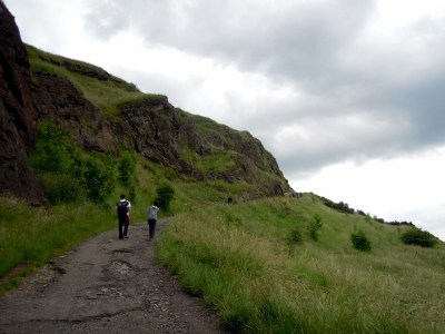 At the start of the Radical Road trail