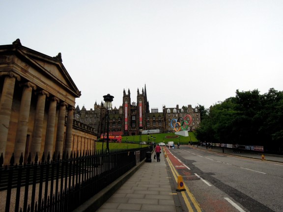 View of the National Gallery and Assembly from the Mound