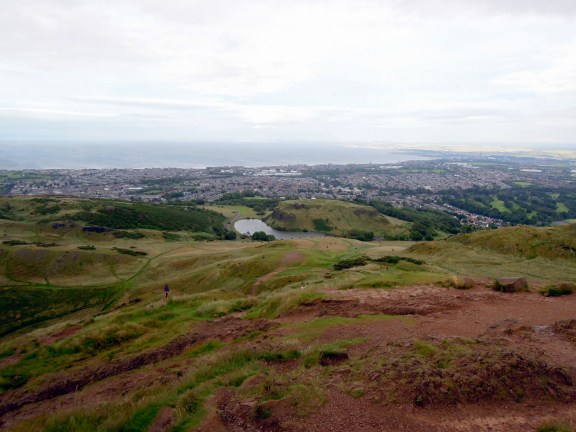 View down from Arthur's Seat