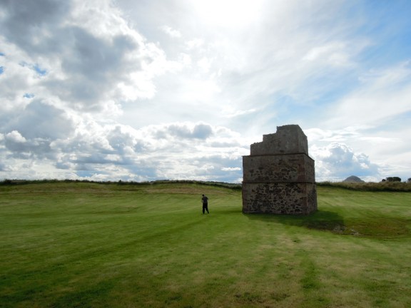 Cute little dovecote -- apparently pigeons and doves were an important source of food! Dovecote on the grass