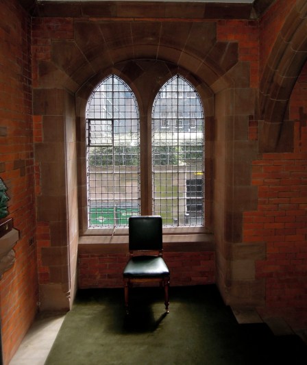 Stairwell at the National Portrait Gallery in Edinburgh.