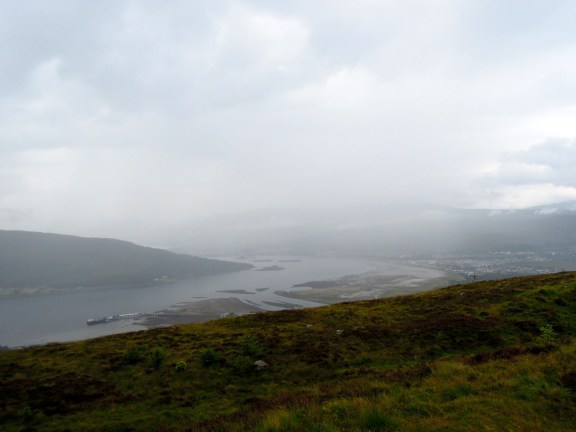 View of the sea lochs (I think)