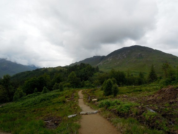Start of the viaduct trail, where it was still nicely flat and smooth