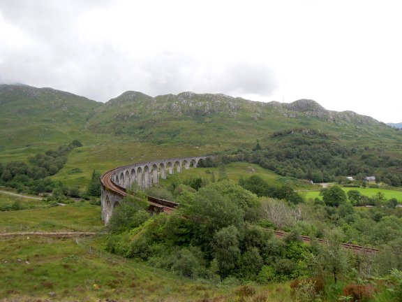Glenfinnan Viaduct from above