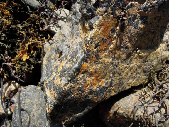 Granite-looking rock