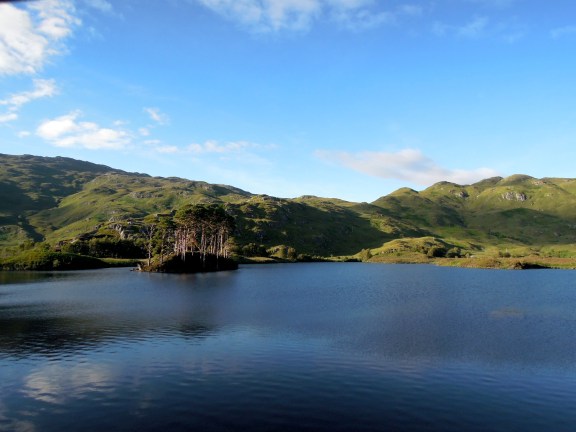 Another view of the island as we went around the loch Another view of the island in the loch