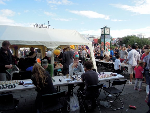Outdoor chess tournament