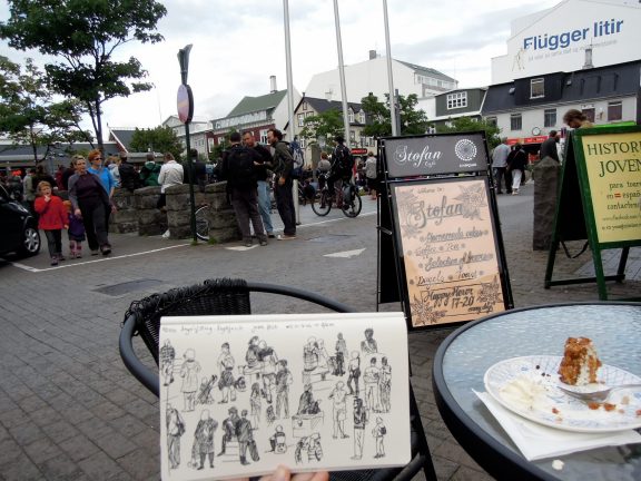Sketch at Ingólfstorg
