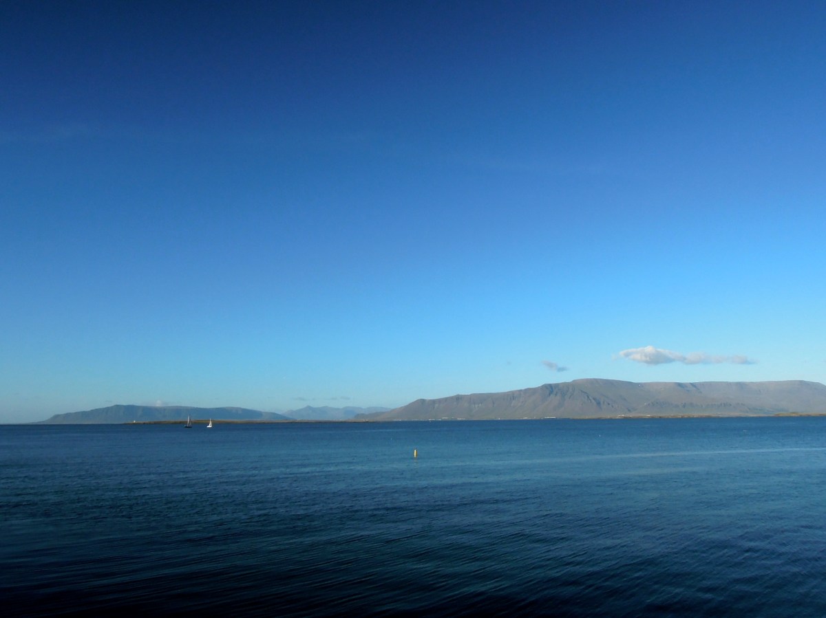 Esja and the bay