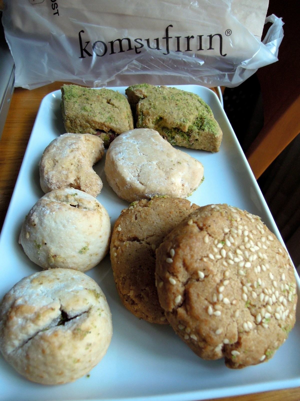 Four kinds of cookies