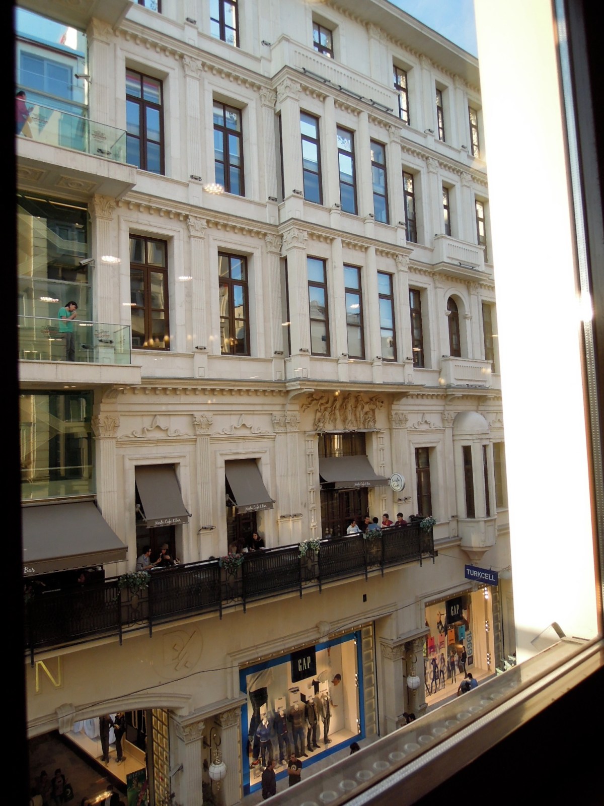 View from the third-floor window.