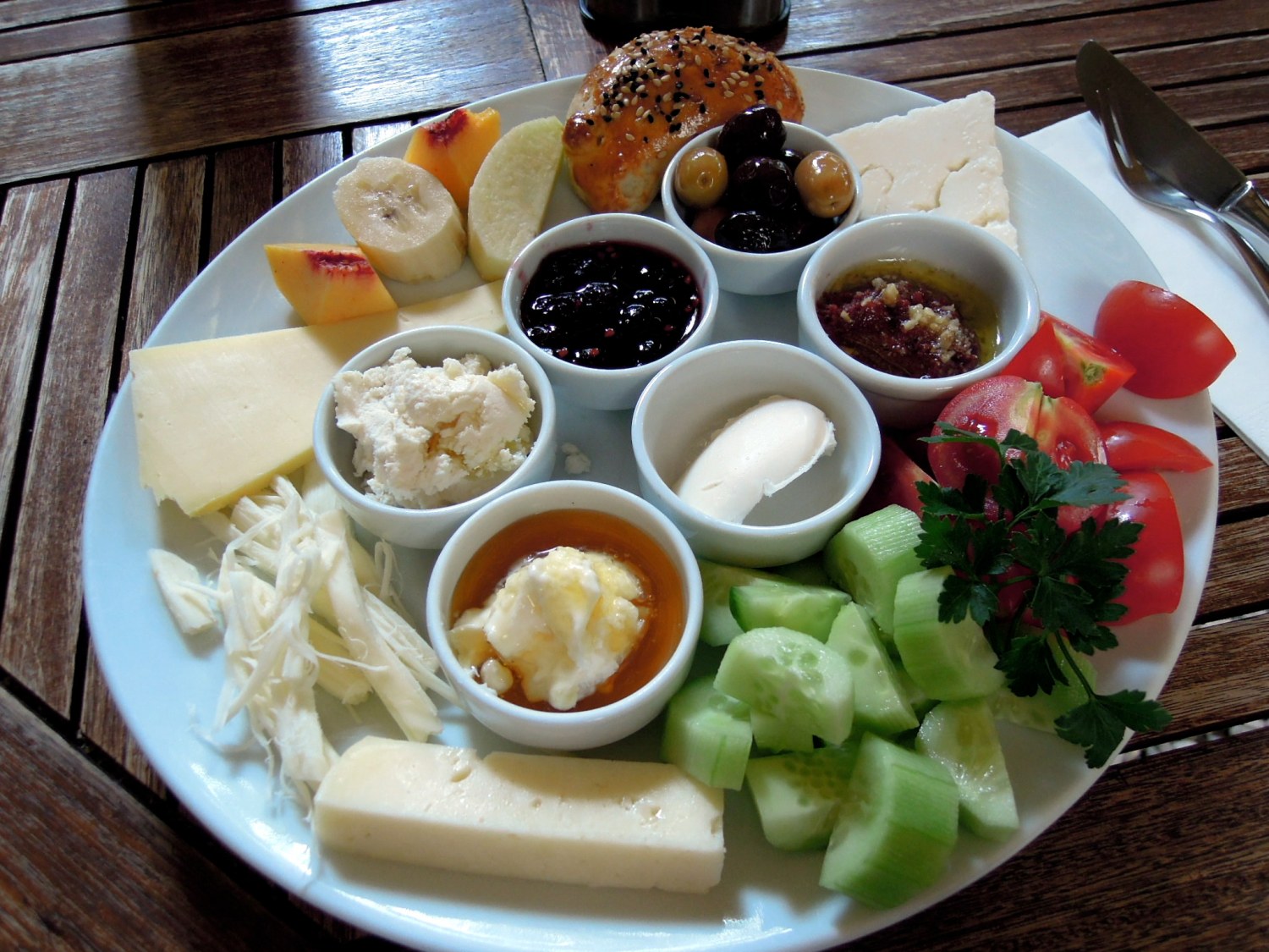 Turkish breakfast plate