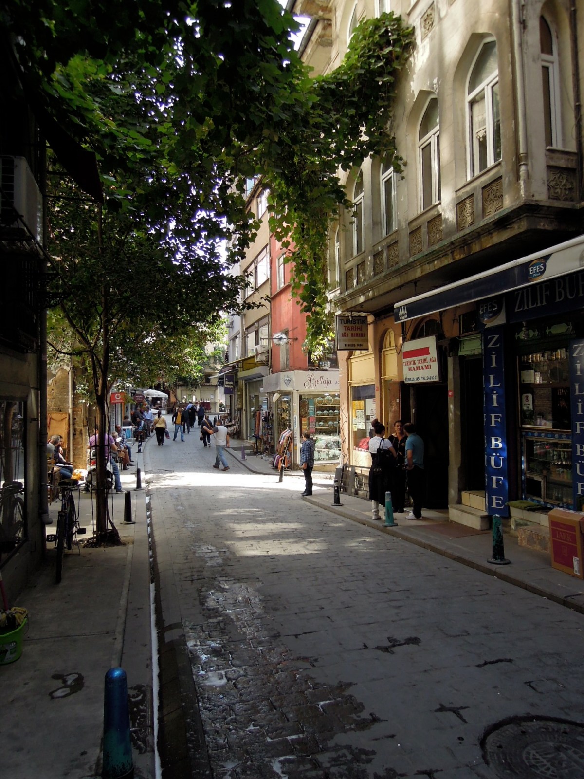 Leafy street in Cihangir