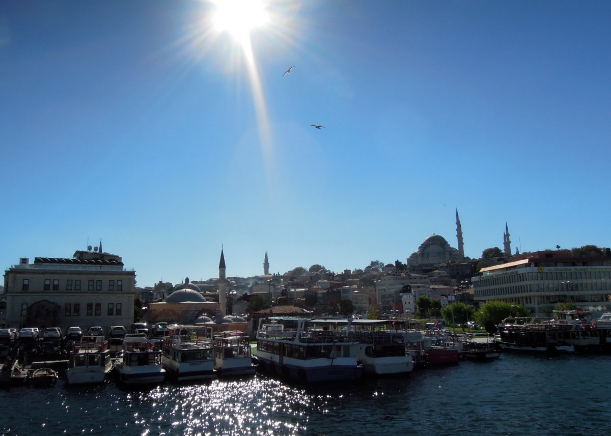 View of the old city from the Golden Horn