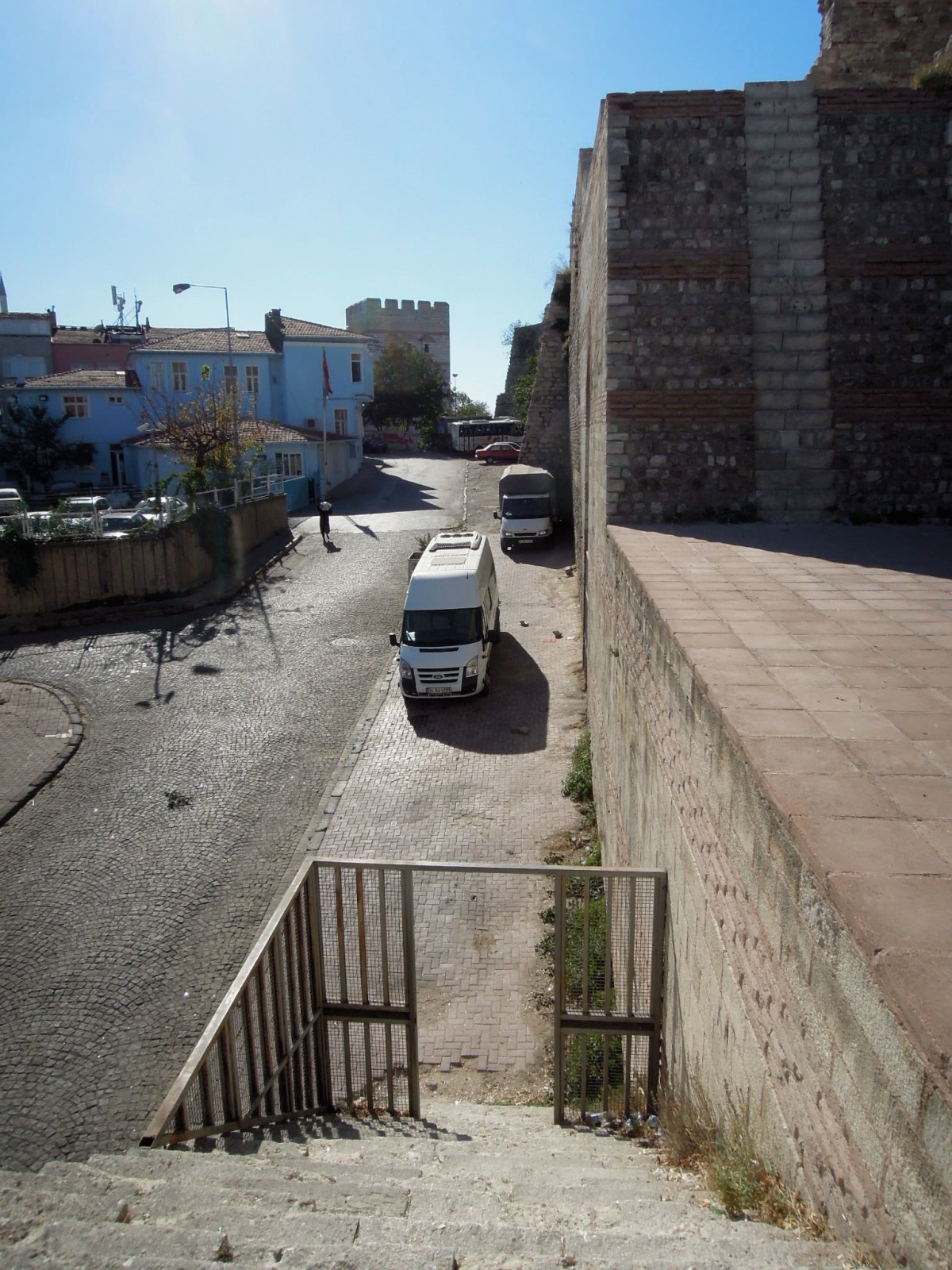 Stairs to the old city wall