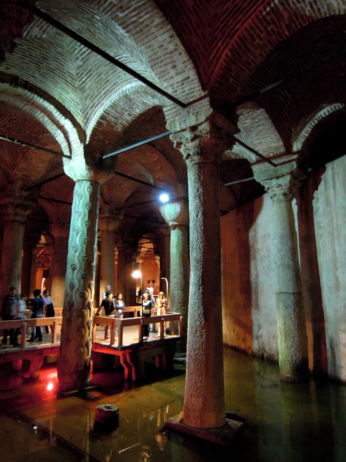 Inside the Basilica Cistern