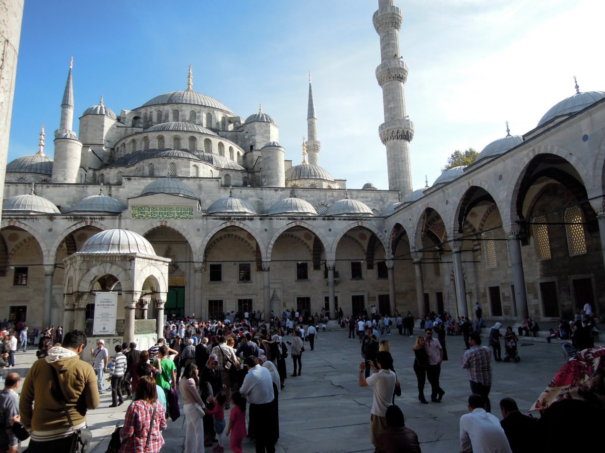 Courtyard of the Blue Mosque
