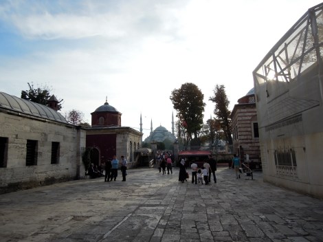 View of the Blue Mosque from the Aya Sofya