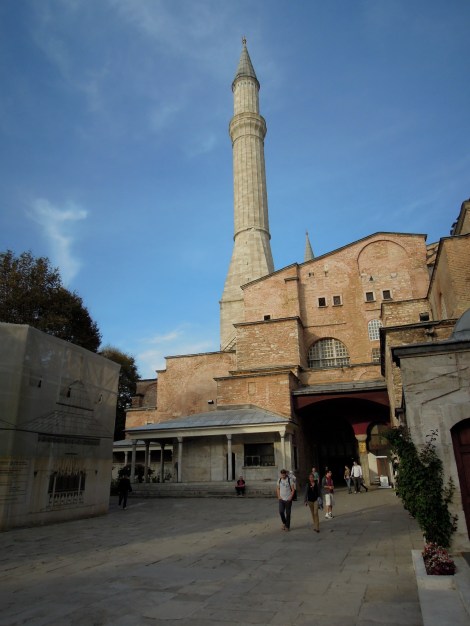 Outside the Aya Sofya