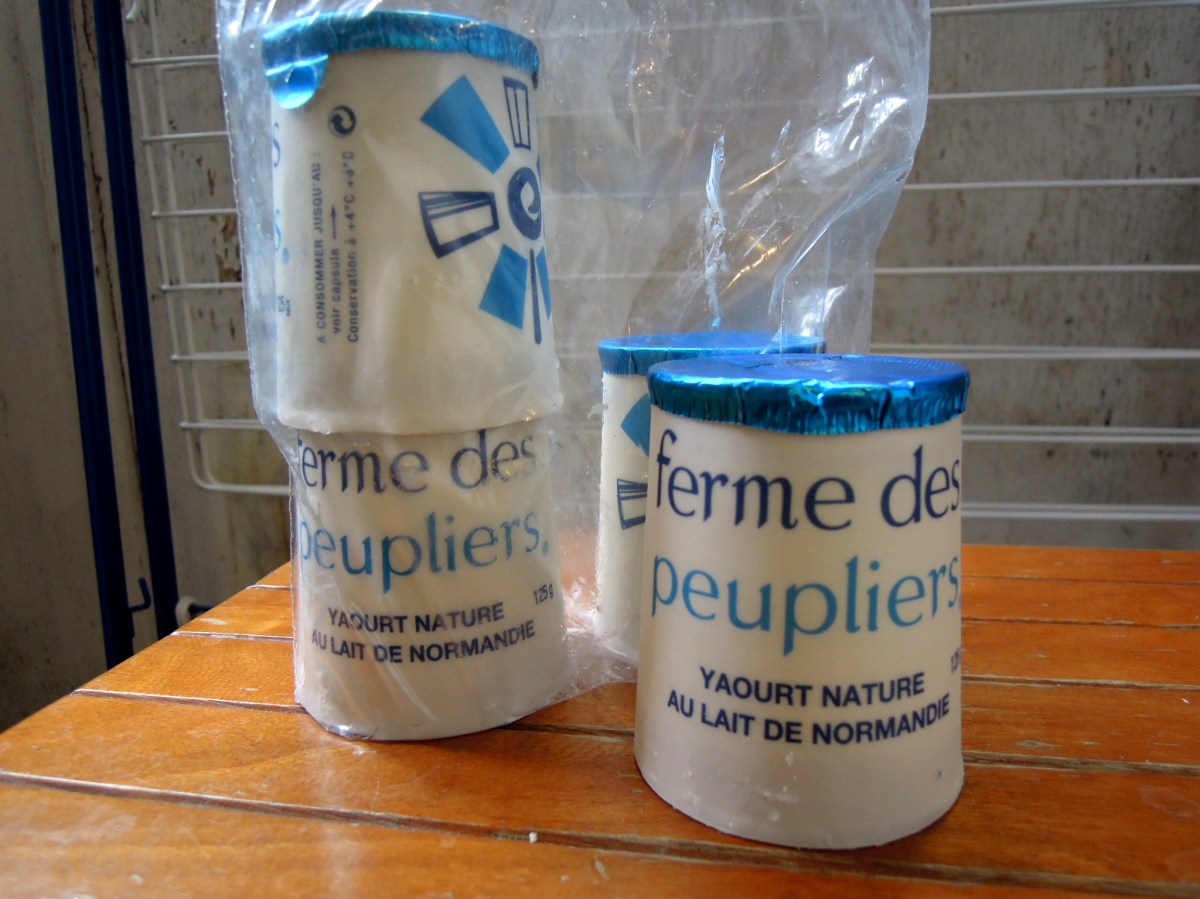 Little pots of yogurt