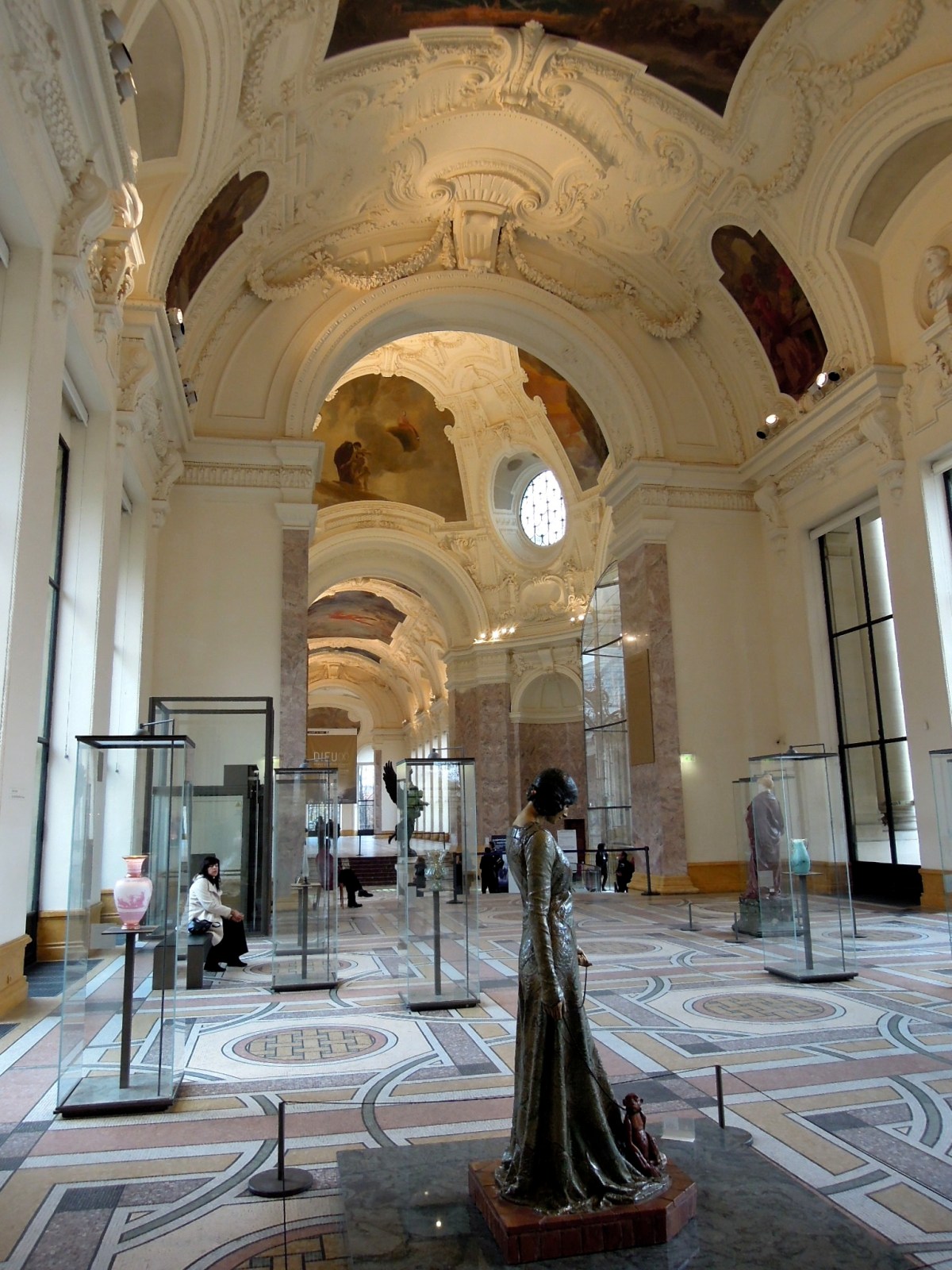 Statues in the permanent exhibitions