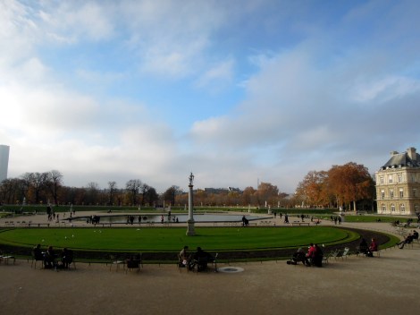 Gardens in front of Luxembourg Palace