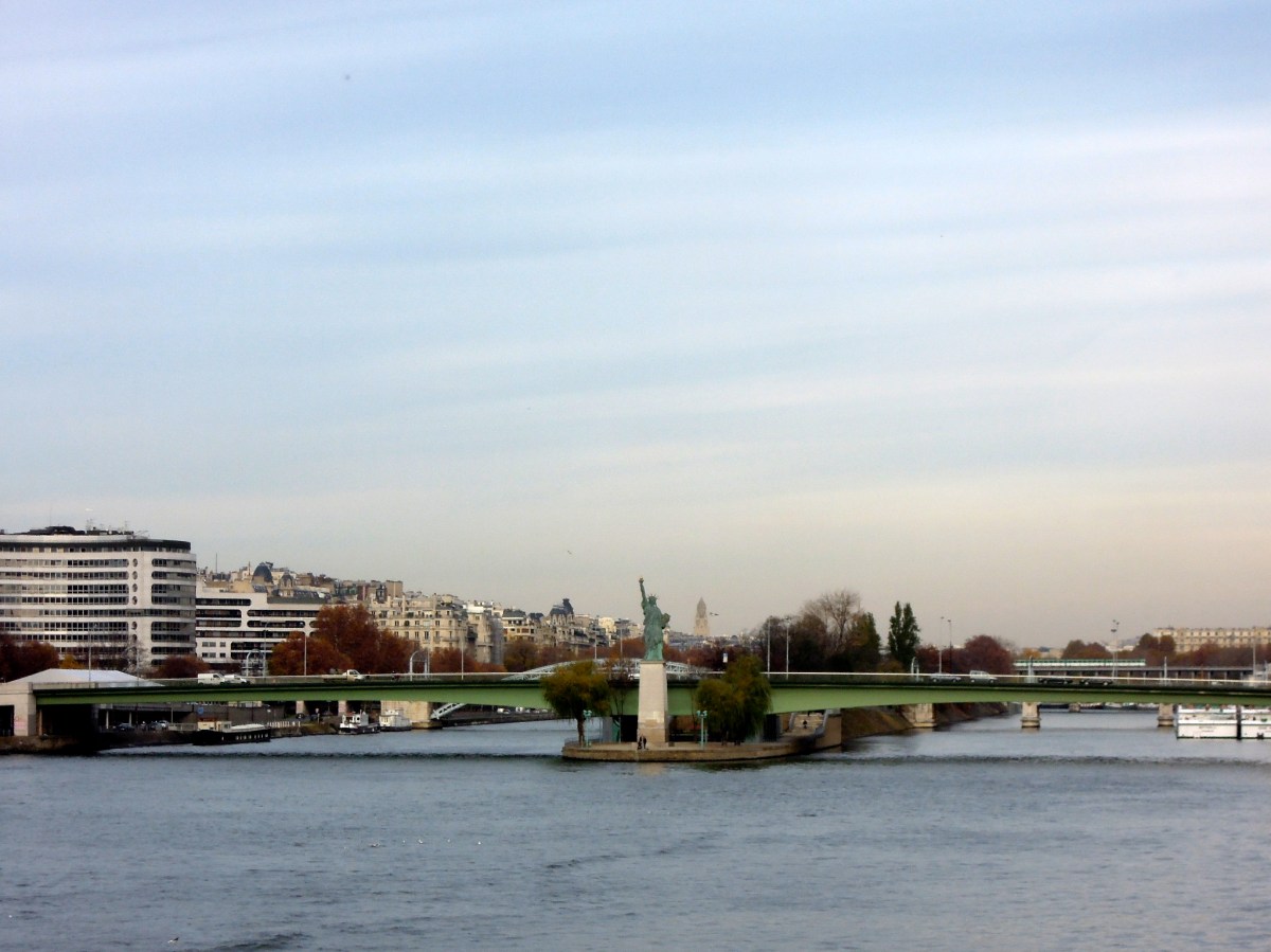Statue of Liberty in the Seine